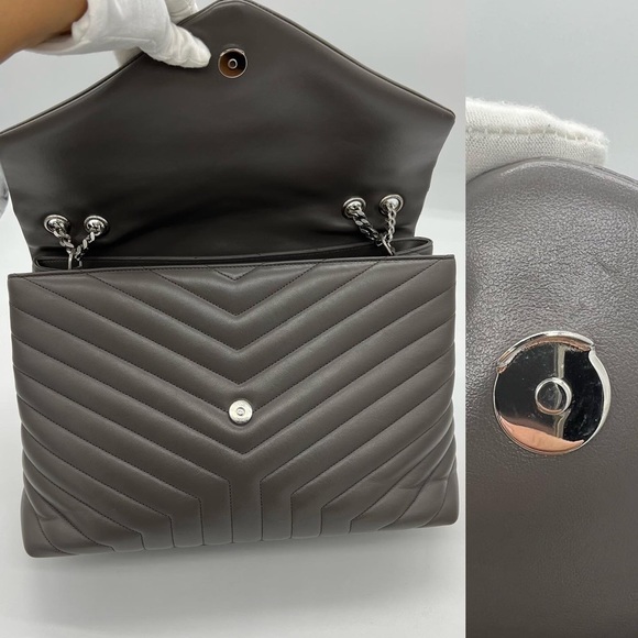 Authentic Yves Saint Laurent large Lou Lou chain bag - Picture 7 of 17